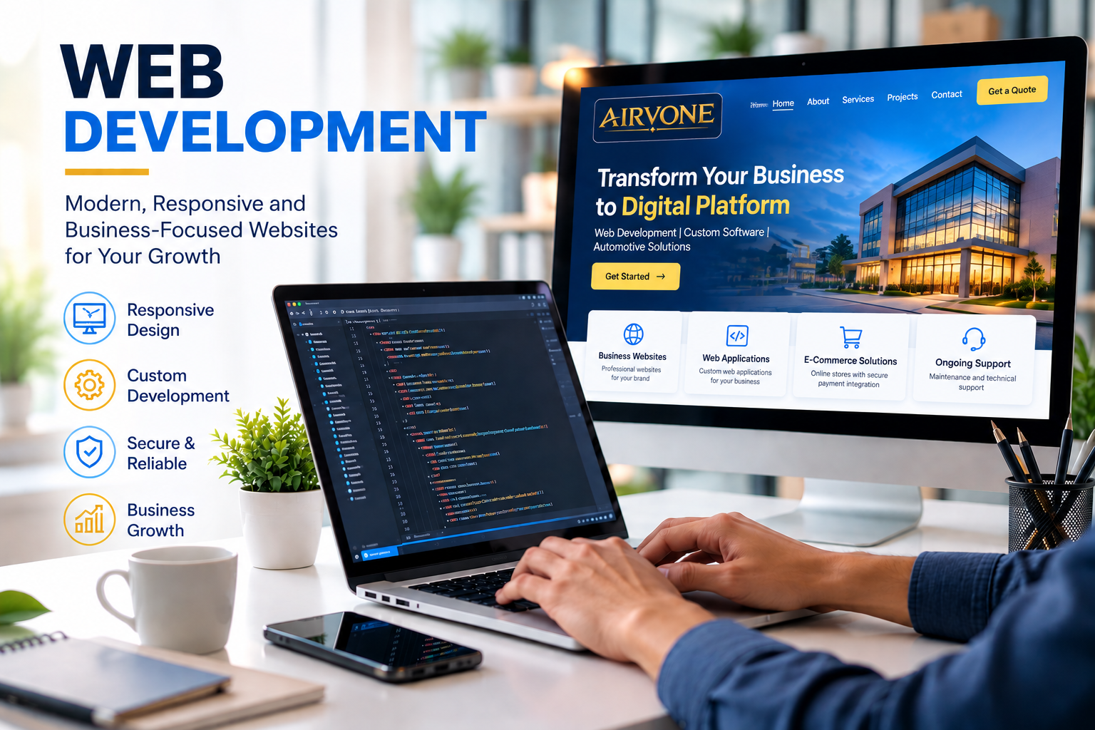 Airvone Web Development
